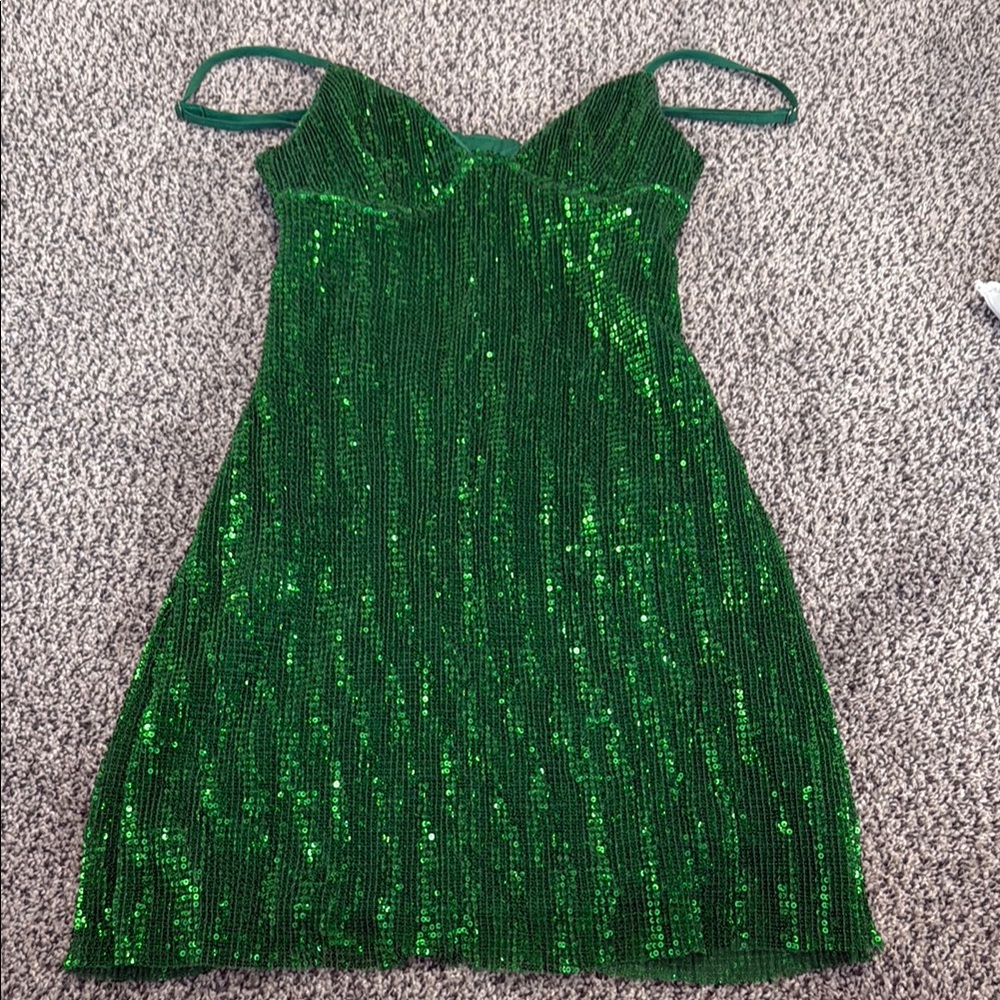 Green Sequin Dress